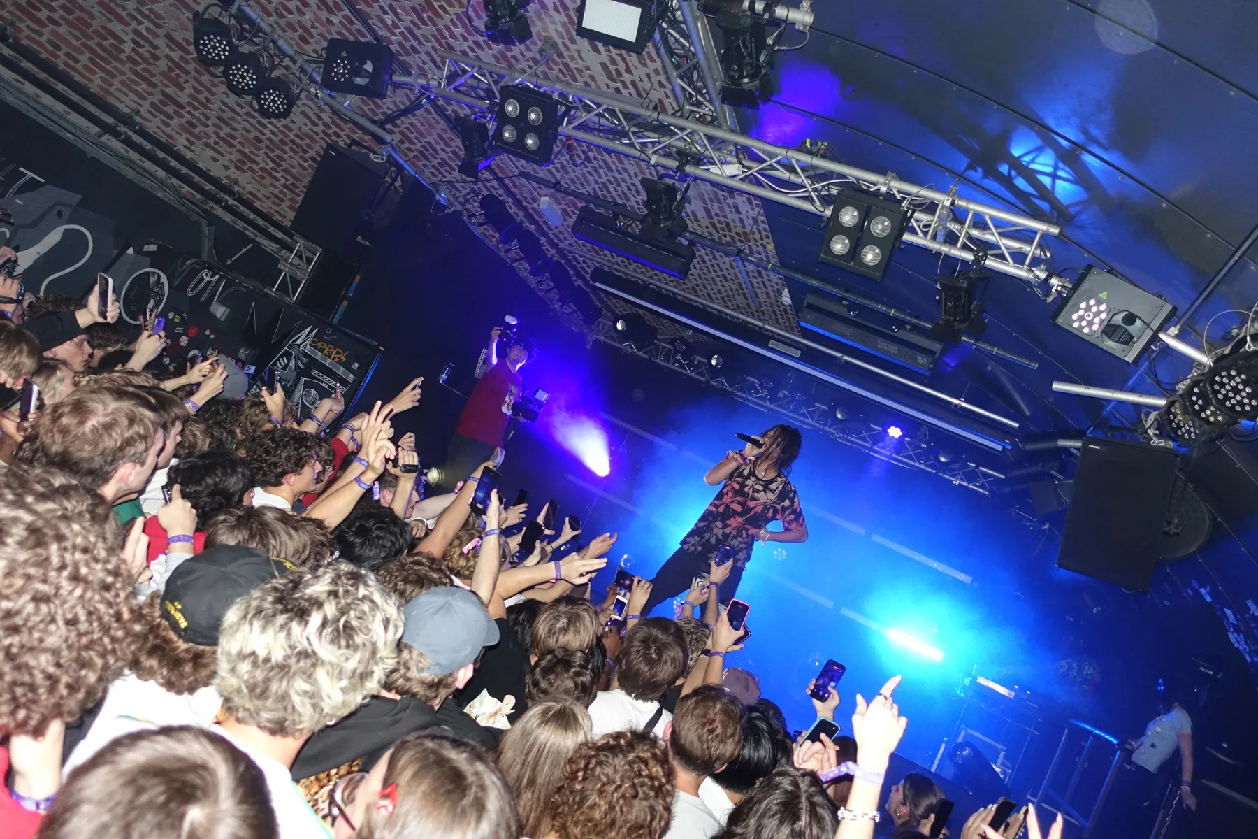 Stage and audience